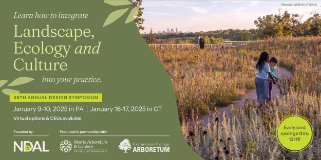 Ecological Landscape Design Symposium at Conn College flyer