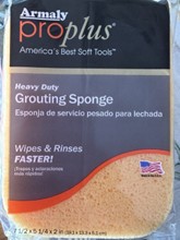 Grouting sponge packaging
