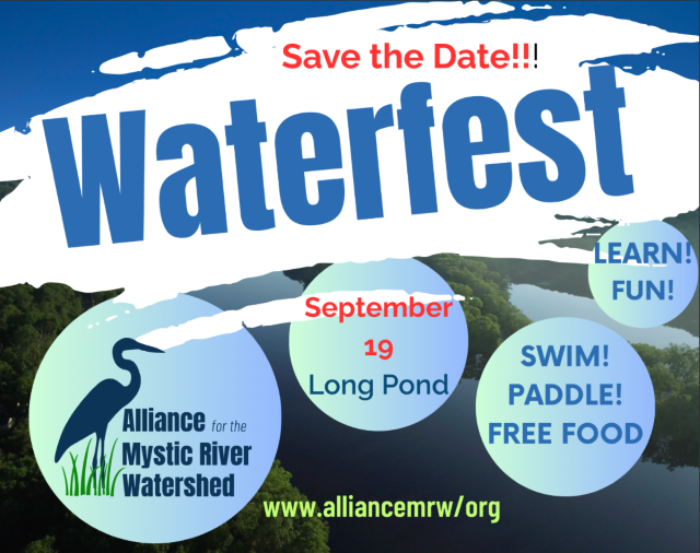 Waterfest 2026, Alliance for the Mystic River Watershed September 19 | 11:00 AM–4:00 PM 79 Homestead Road, Ledyard